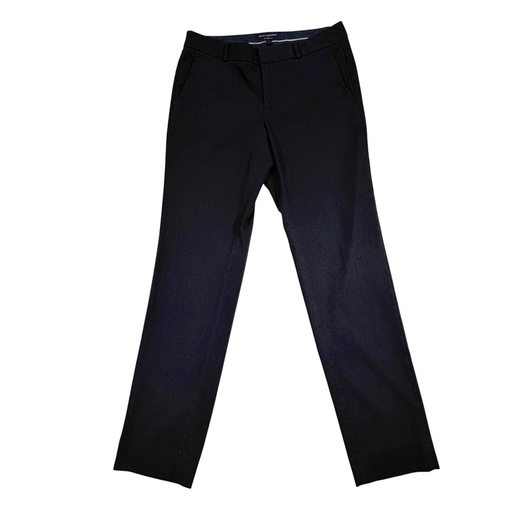 Banana‎ Republic Ryan Curvy Fit Pants Womens 2 Black Straight Dress